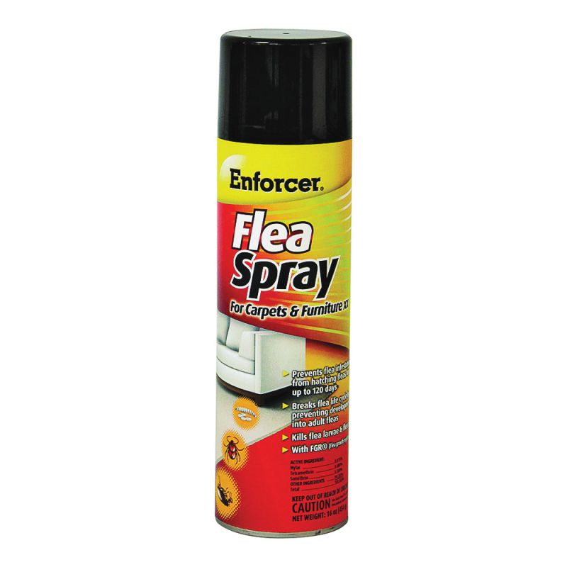 Enforcer ENFS14 Flea Killer, Liquid, Spray Application, 14 oz Clear