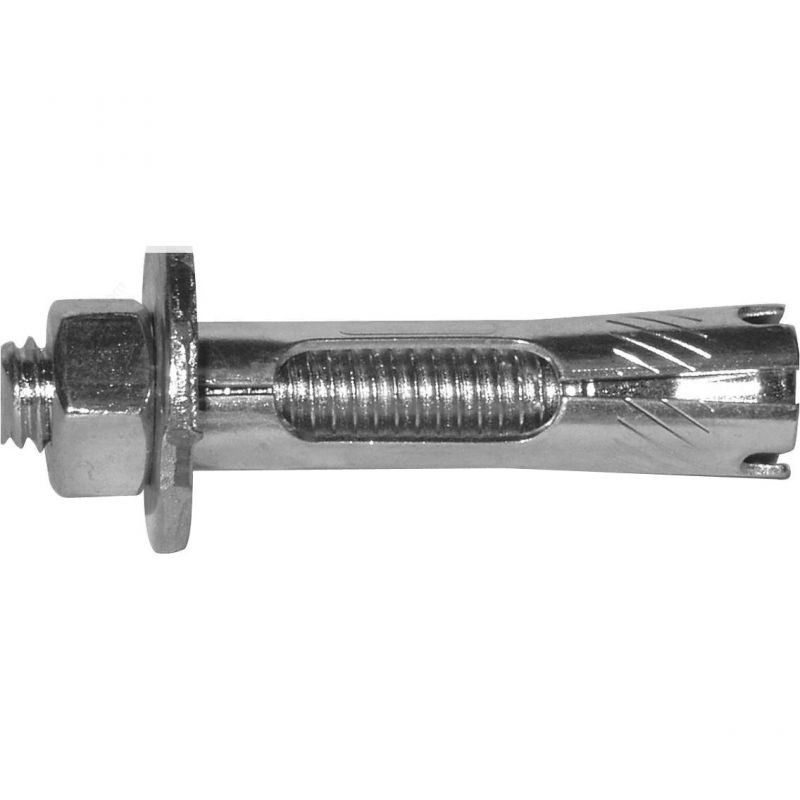 Reliable SA123J Expansion Sleeve Anchor, 1/2 in Dia, 3 in L, 532 kg Ceiling, 587 kg Wall, Steel, Zinc