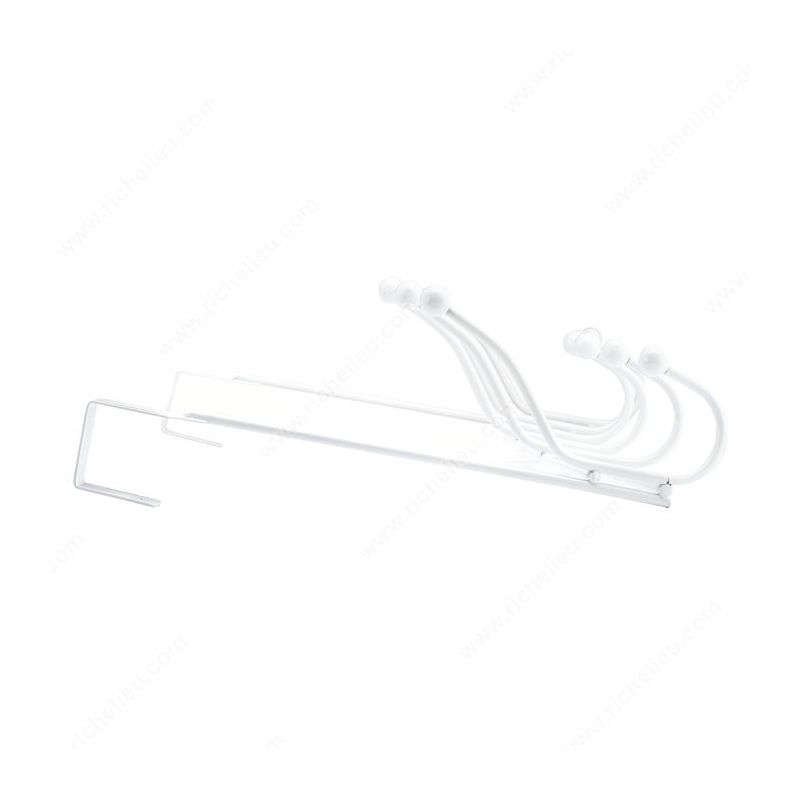 Richelieu T7260130 Utility Hook, 10 kg, 6-Hook, Metal White