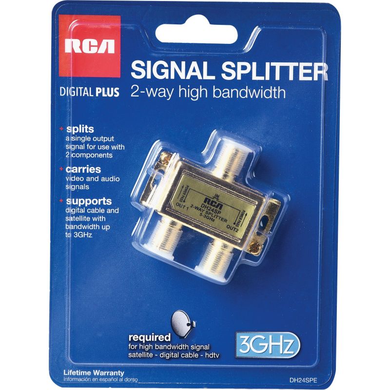 RCA Digital Plus 2-Way Coaxial Splitter