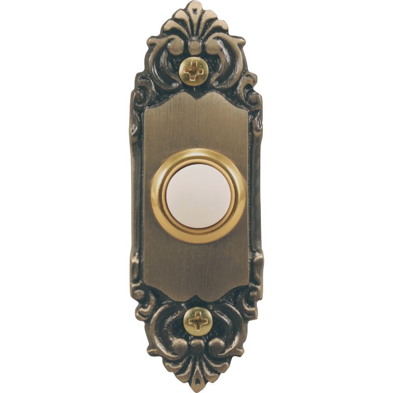 Heath Zenith Fleur de Lis Lighted Doorbell Button