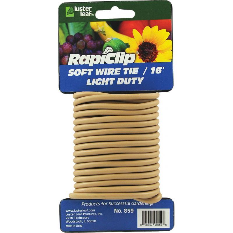 Rapiclip Light-Duty Garden Twist Plant Tie Brown