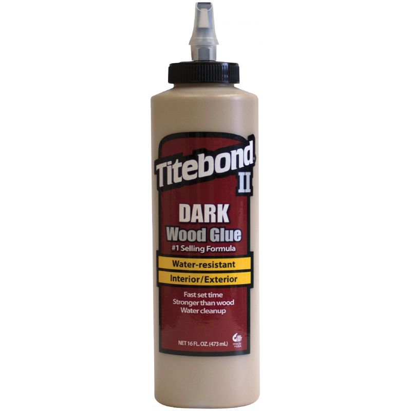 Titebond II Dark Wood Glue Brown, 16 Oz.
