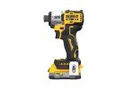 DeWALT XR Series DCF845D1E1 Impact Driver Kit, Battery Included, 20 V, 2 Ah, 1/4 in Drive, 4200 ipm, 3400 rpm Speed