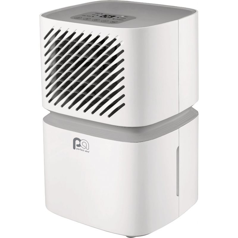 Perfect Aire 8 Pt. Dehumidifier 8 Pt./Day, White, 4.6 Pt., 1.9A