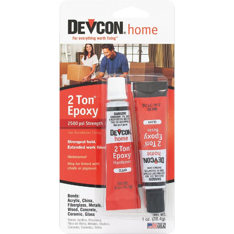 Devcon 2-Ton Epoxy Clear, 1 Oz.