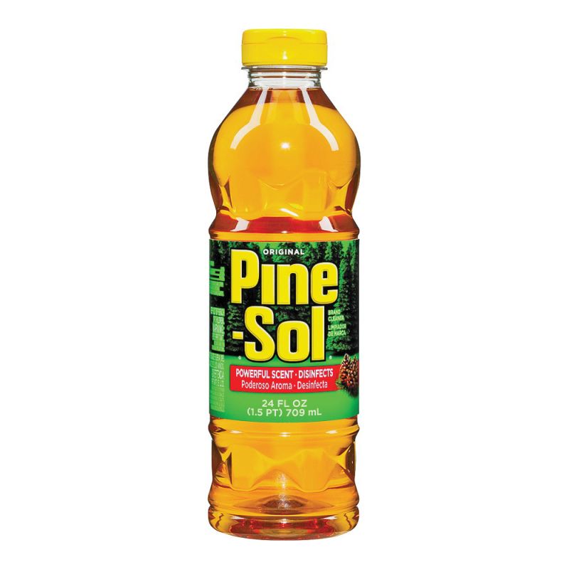 Pine-Sol Original 97326 All-Purpose Cleaner, 24 oz Bottle, Liquid, Pine, Amber Amber