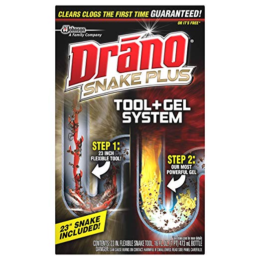 Drano Max Clog Remover, 42 oz Bottle, Natural Gel