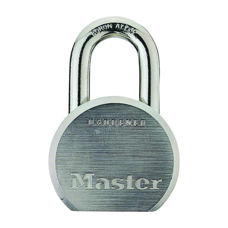 Master Lock 930DPF Padlock, Keyed Different Key, 7/16 in Dia Shackle, Hardened Boron Alloy Steel Shackle
