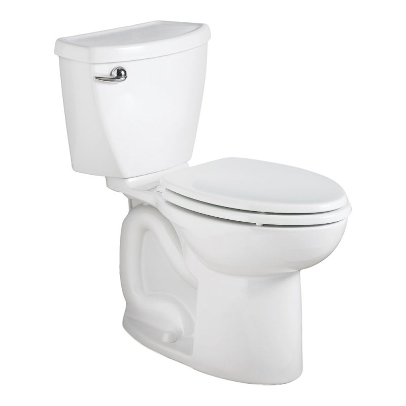 American Standard Cadet 3 Series 3378.128ST.020 ADA Elongated Toilet, Elongated Bowl, 1.28 gpf Flush, 12 in Rough-In White