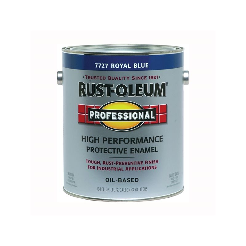 RUST-OLEUM PROFESSIONAL 7727402 Protective Enamel, Gloss, Royal Blue, 1 gal Can Royal Blue