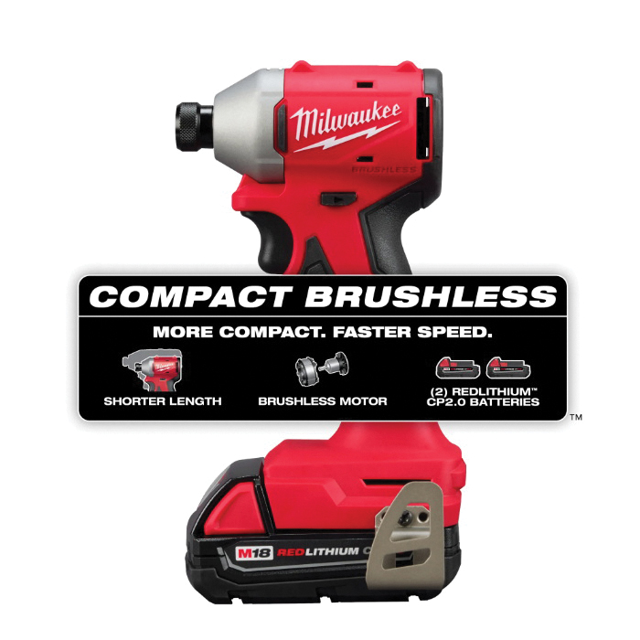 Buy Milwaukee 3650-22CT Impact Driver Kit, Battery Included, 18 V