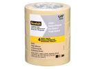 Scotch 2020-36ECP Masking Tape, 60 yd L, 1.4 in W, Crepe Paper Backing, Tan Tan