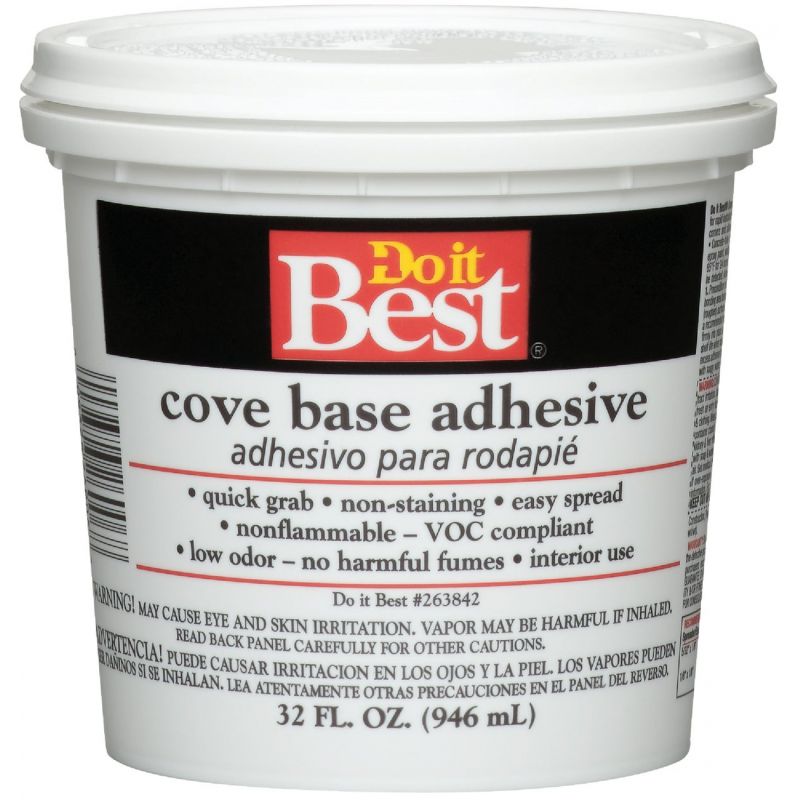 Do it Best Cove Base Adhesive Buff, 1 Qt.