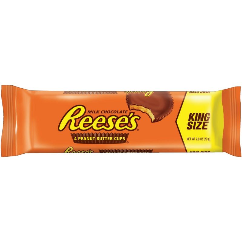 Reese&#039;s King Size Peanut Butter Cups Chocolate Candy (Pack of 24)