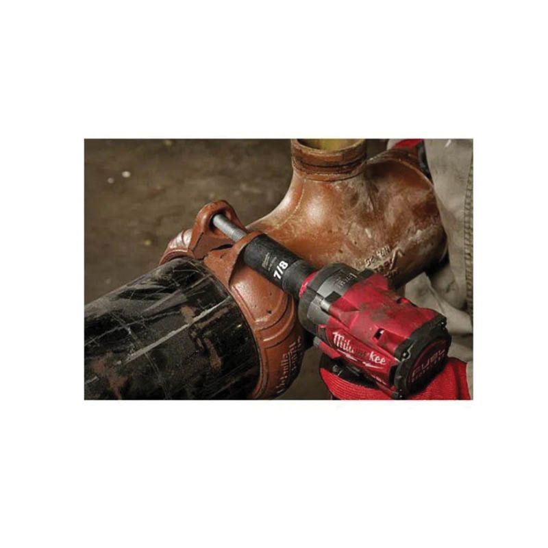 Milwaukee SHOCKWAVE Impact Duty Series 49-66-6248 Shallow Impact Socket, 16 mm Socket, 1/2 in Drive, Square Drive
