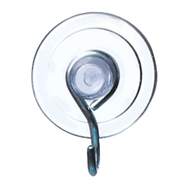Adams Suction Cup With Metal Hook 3/4 In., Clear