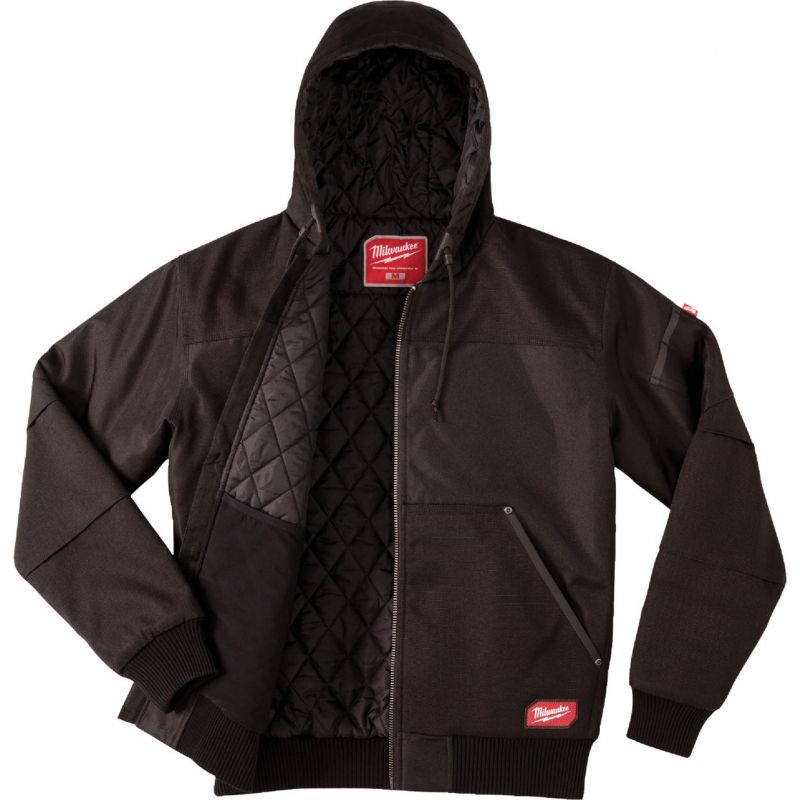 Milwaukee Gridiron Hooded Jacket L, Black