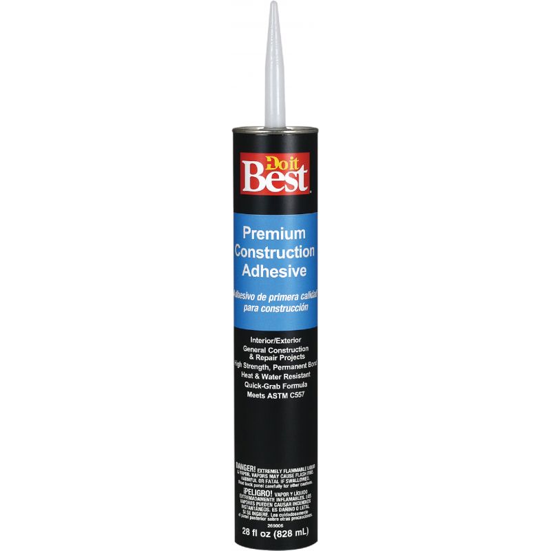 Do it Best Premium Construction Adhesive Gray (Pack of 12)