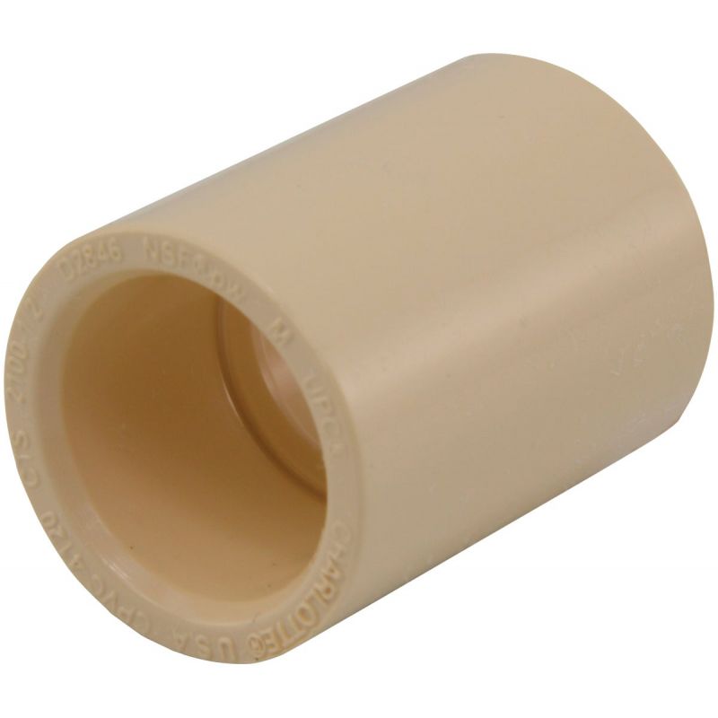 Charlotte Pipe CPVC Coupling w/Stop 1/2 In. (Pack of 25)