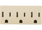 Leviton 3-Prong Multi-Outlet Tap Ivory, 15A