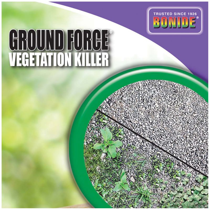 Bonide Ground Force 5141 Vegetation Killer, Liquid, Amber/Light Brown, 2.5 gal Amber/Light Brown