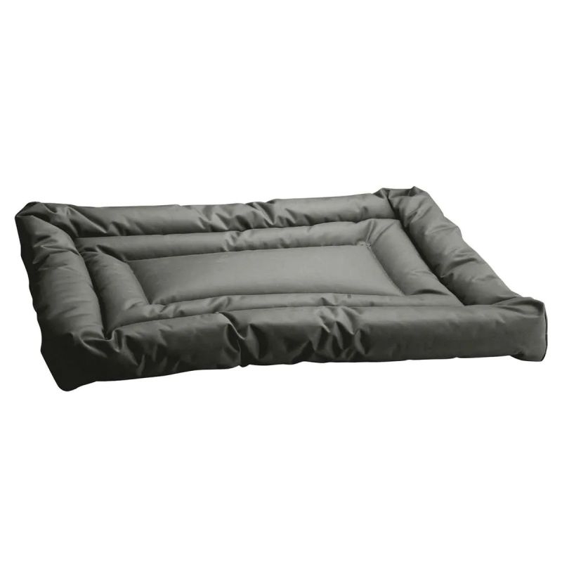 Slumber Pet ZA210 30 11 Dog Bed, 30 in L, 11 in W, Nylon Cover, Gray Gray