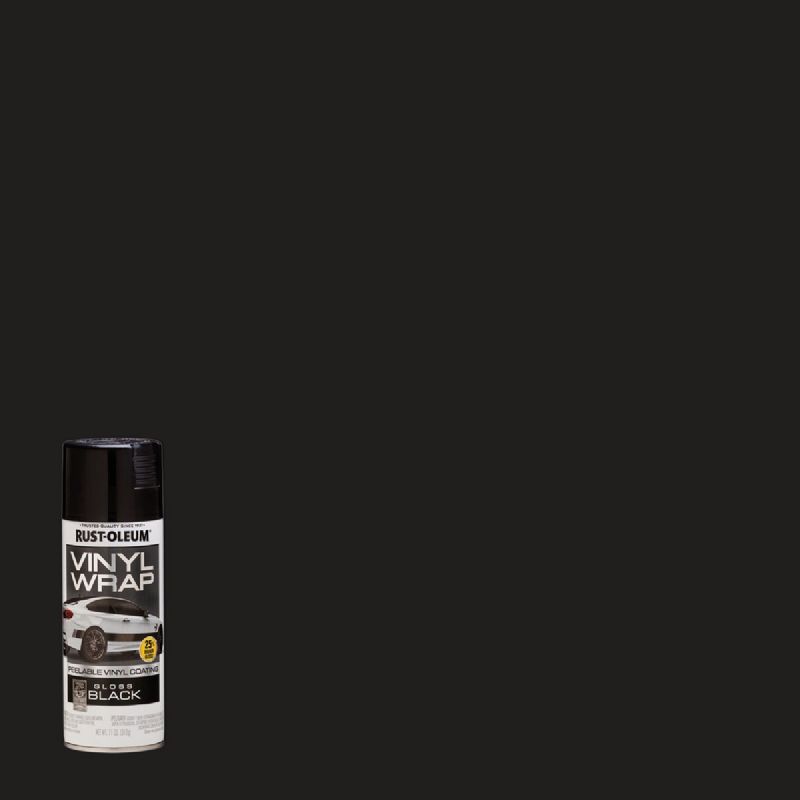 Rust-Oleum Automotive Vinyl Wrap Spray Paint Black, 11 Oz.