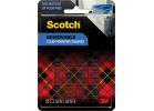 Scotch Removable Double-Sided Mounting Squares Clear