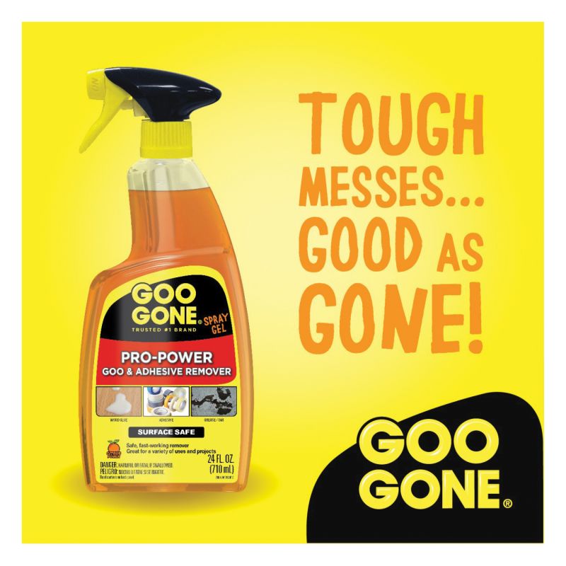 Buy Goo Gone 5011484 Adhesive Remover, Gel, Citrus, Orange/Yellow, 24 oz,  Bottle Orange/Yellow