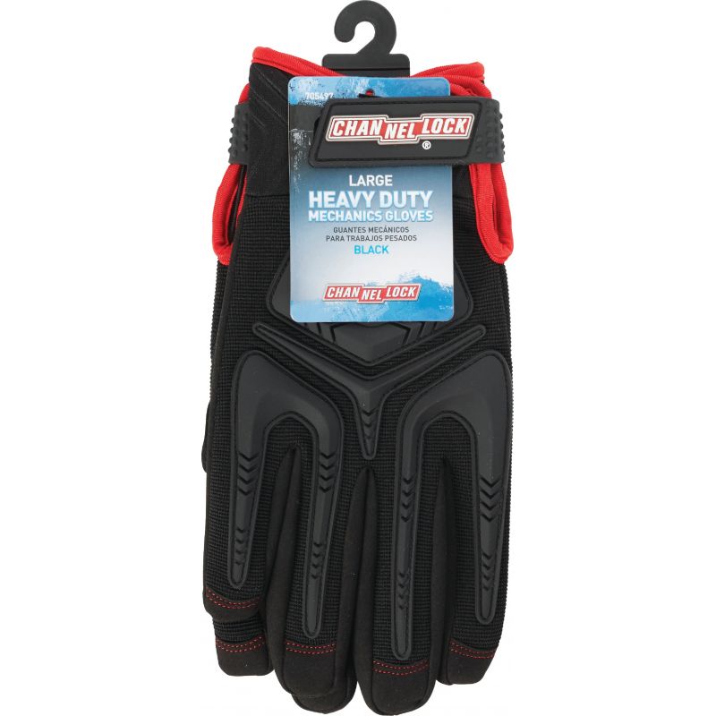 Channellock Heavy-Duty Mechanics Glove L, Black