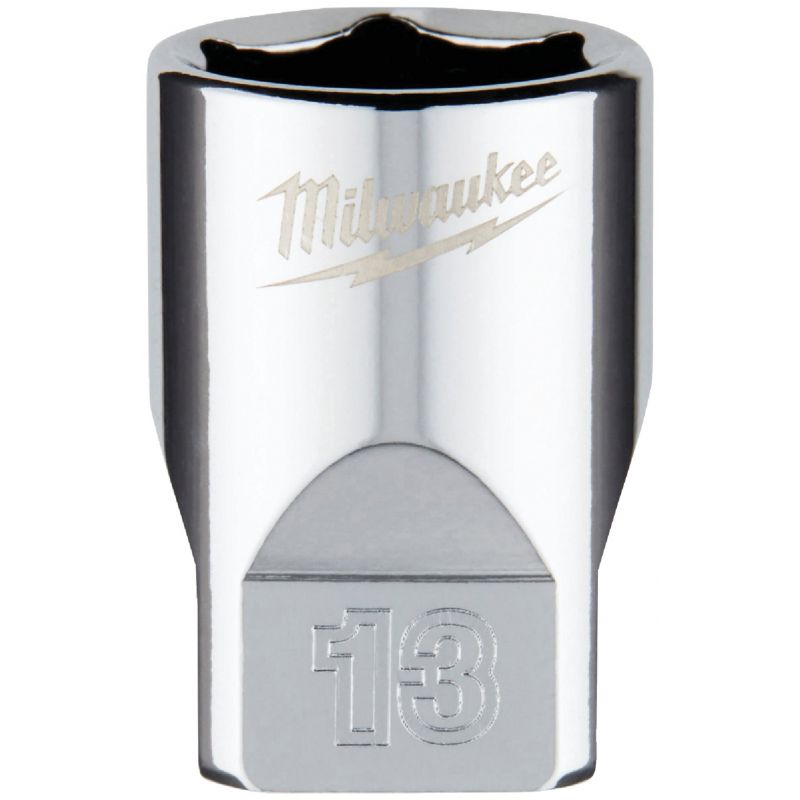 Milwaukee 1/4 In. Drive Socket w/FOUR FLAT Sides 13mm