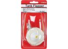 Lasco Eljer Plastic Toilet Flapper with Foam Float And Chain 4.0 In. L X 2.78 In. W X 1.4 In. H, White