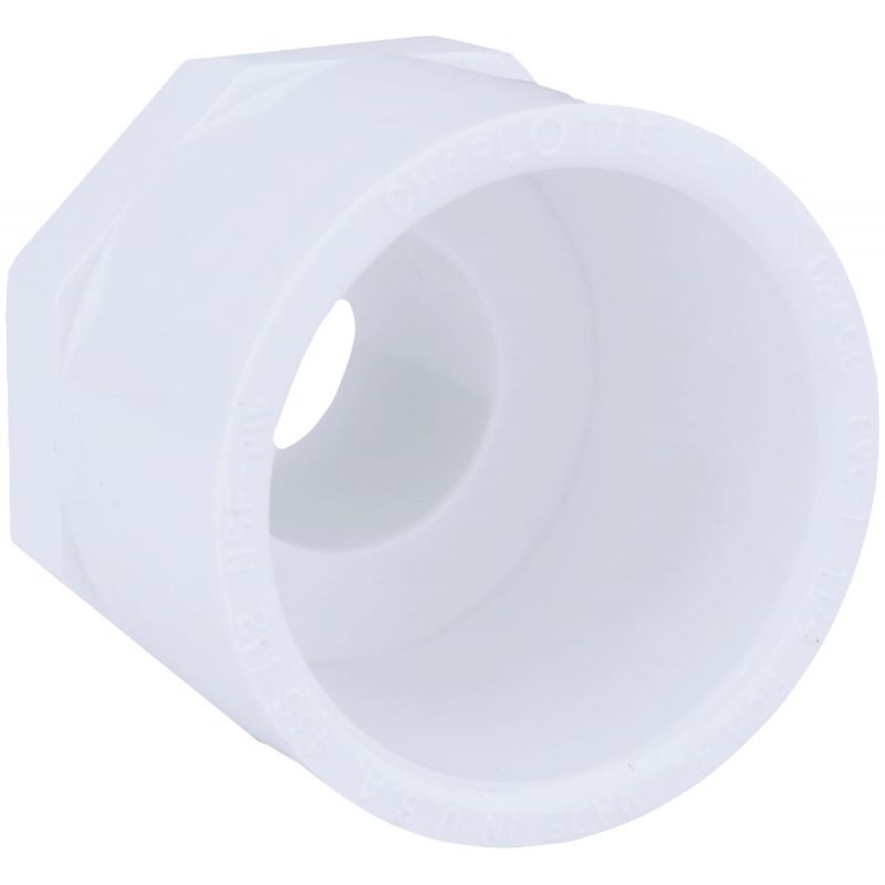 Charlotte Pipe Male PVC Adapter Pressure Fitting 1-1/4&quot; S X 1&quot; M.I.P.