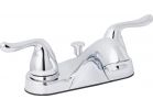 Home Impressions 2 Metal Handle 4 In. Centerset Bathroom Faucet with Pop-Up