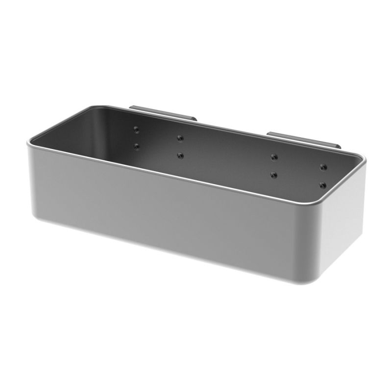 Traeger Pop-And-Lock BAC612 Storage Bin, Steel, Powder-Coated, For: Grills with P.A.L. Pop-And-Lock Accessory Rail