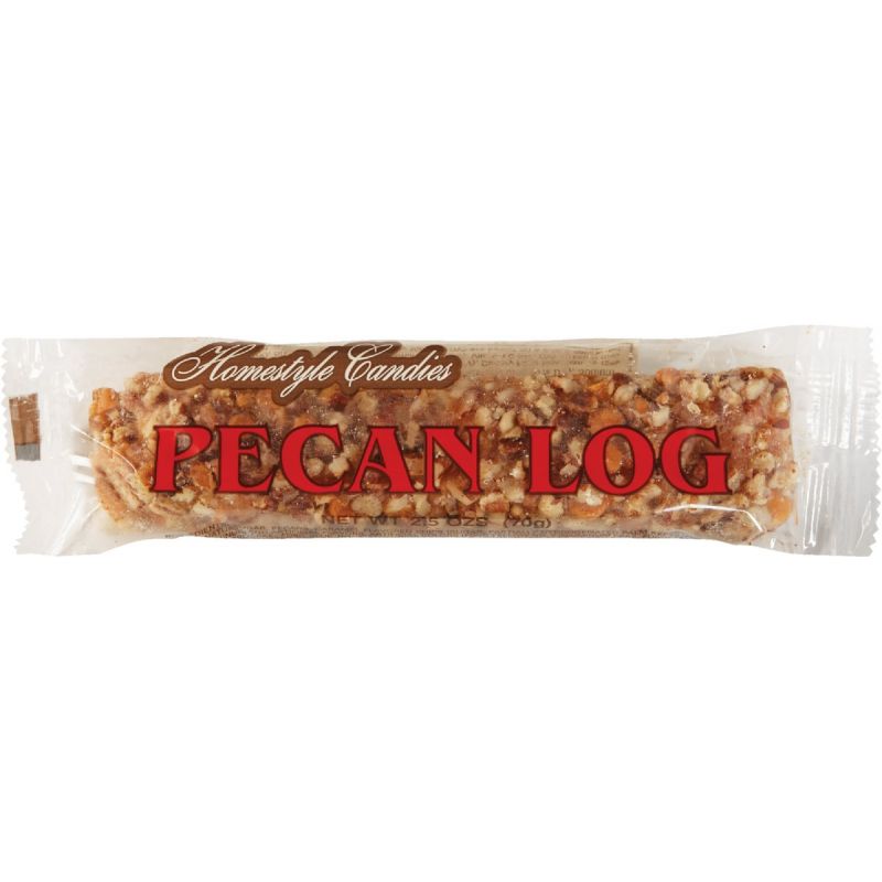 Pecan Logs Box of 12 Crown Homestyle Candies 2.5oz (70g)