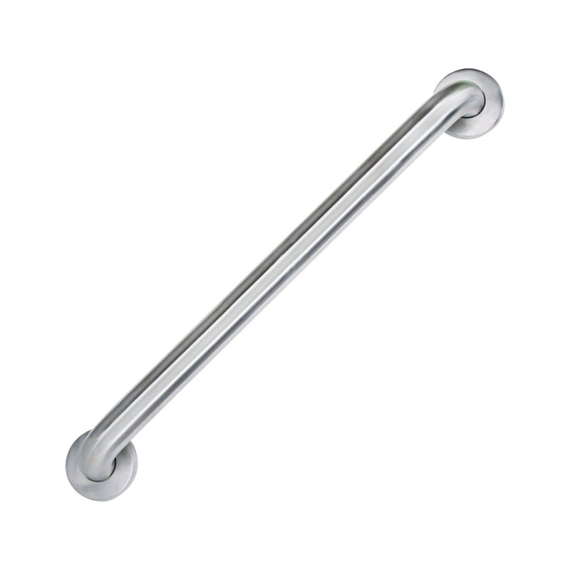 Boston Harbor SG01-01&amp;0124 Grab Bar, 24 in L Bar, Stainless Steel, Wall Mounted Mounting Stainless Steel