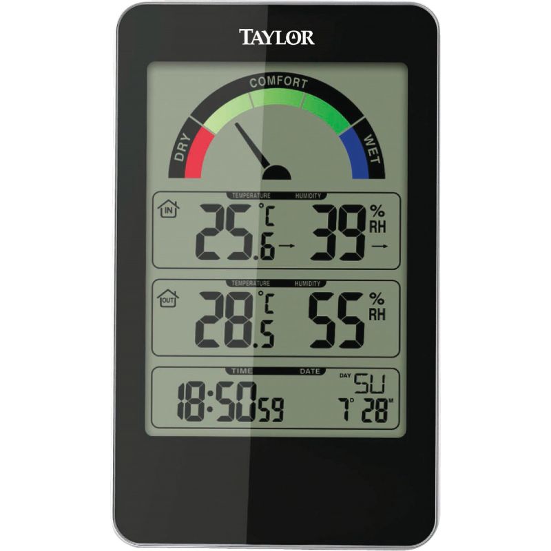 Taylor Precision Digital Indoor Hygrometer &amp; Thermometer