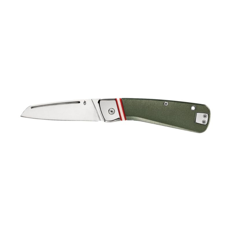 Gerber 31-003722 Folding Pocket Knife, 2.9 in L Blade, Stainless Steel Blade, 1-Blade, Green Handle 2.9 In