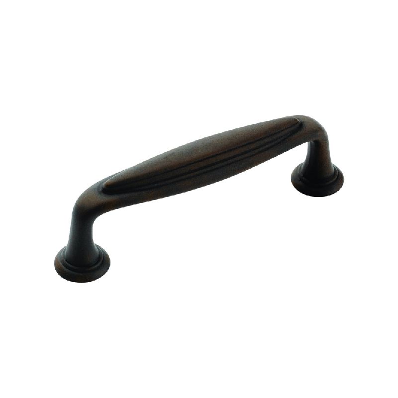 Amerock Mulholland Series BP53033ART Cabinet Pull, 3-5/8 in L Handle, 11/16 in H Handle, 1-1/16 in Projection, Zinc Transitional