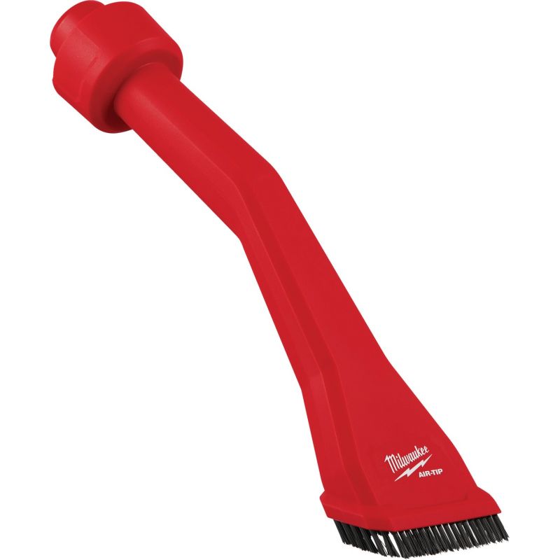 Milwaukee Claw Vacuum Nozzle with Brush 1-1/4 In., 1-7/8 In., 2-1/2 In., Red