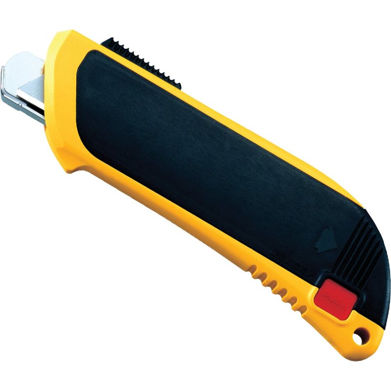 Olfa Utility Knife With Blade Guard Black &amp; Yellow