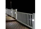 Mr. Beams Outdoor Battery Operated Step LED Light Fixture White
