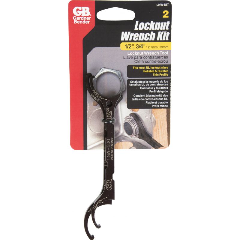 Gardner Bender Locknut Wrench Kit