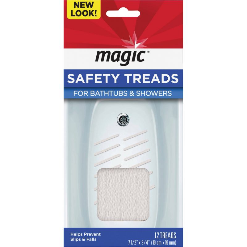 Magic Bathtub Safety Treads White