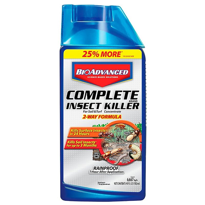 BioAdvanced 700270B Insect Killer, Liquid, Spray Application, 40 oz Off White