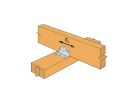 Simpson Strong-Tie A34 Framing Angle, 1-7/16 in W, 2-1/2 in D, Steel, Galvanized/Zinc