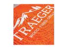Traeger BAC636 Grill Mat, 29-1/2 in L, 47-1/2 in W, PVC, Orange/White Orange/White