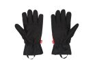 Milwaukee 48-73-0033 Insulated Performance Gloves, Men&#039;s, XL, 11 in L, Reinforced Thumb, Elasticated Cuff, Black XL, Black